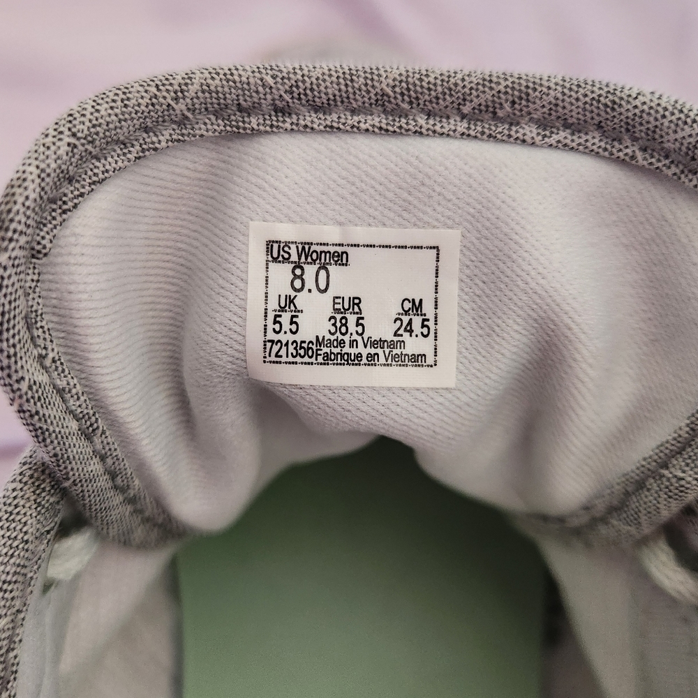 Vans Canvas Espadrille Shoes Size 8 - Picture 11 of 12